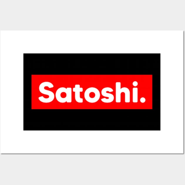 Satoshi Wall Art by Emma Creation